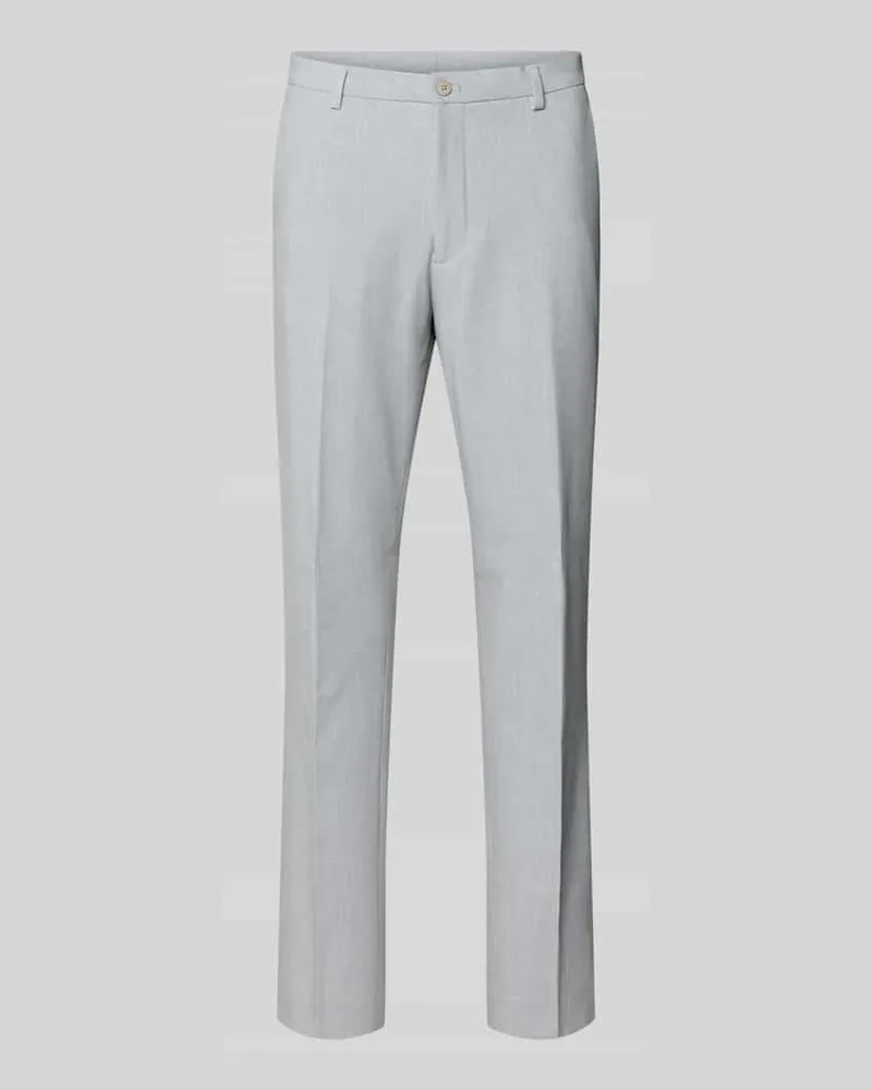 McNeal Slim Fit Stoffhose mit französischen Eingrifftaschen Hellgrau