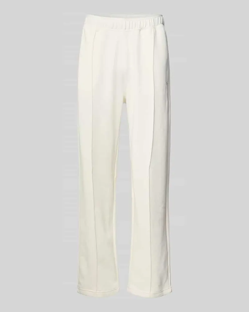Champion Sweatpants mit Längsnähten und Label-Stitching Offwhite