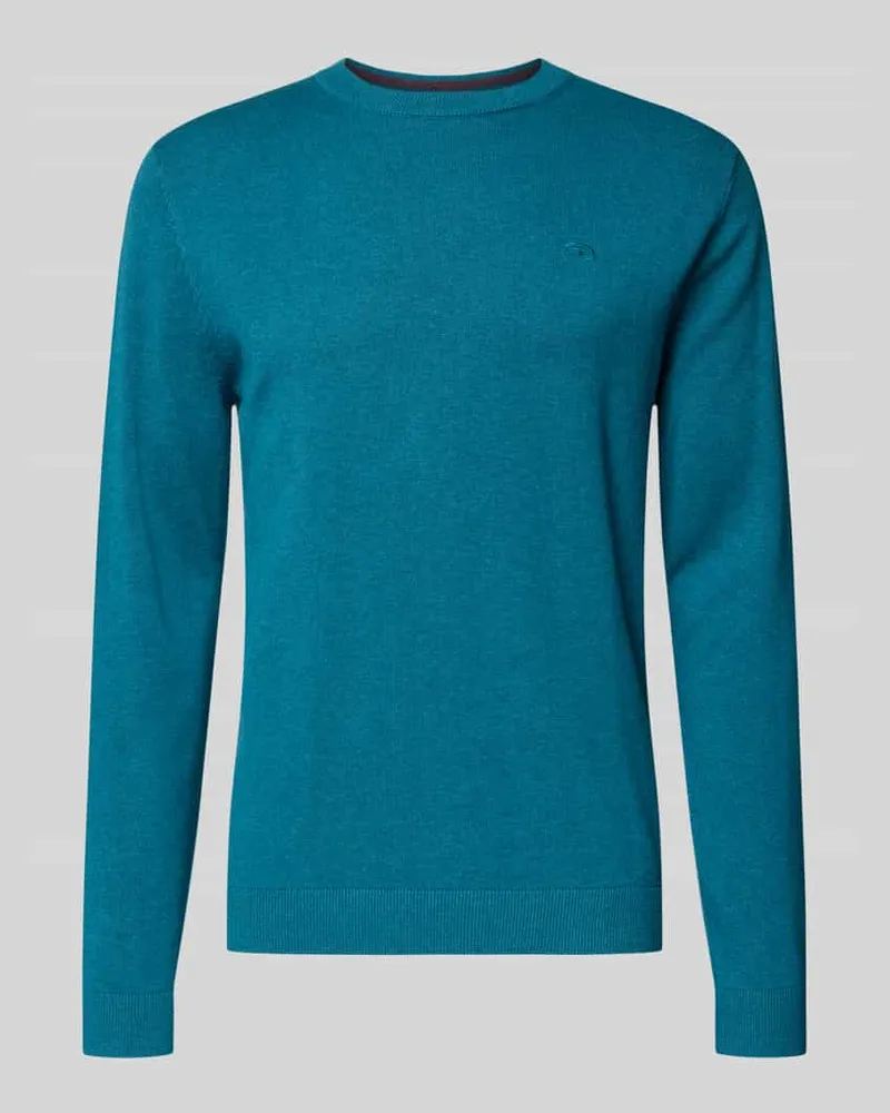 Tom Tailor Regular Fit Strickpullover aus reiner Baumwolle 