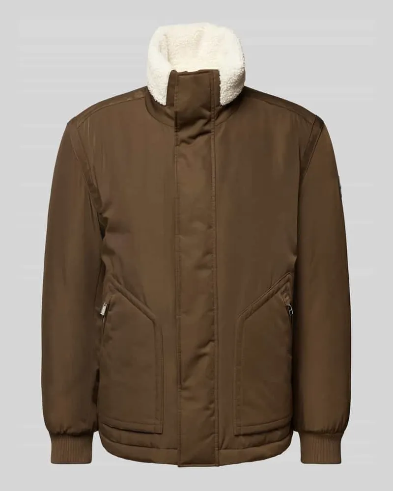 HUGO BOSS Jacke mit Reißverschlusstaschen 