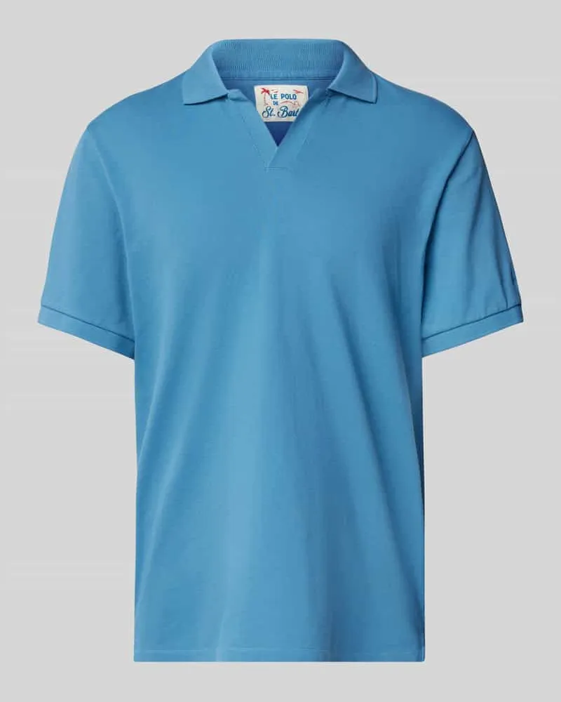MC2 Saint Barth Regular Fit Poloshirt mit V-Ausschnitt Modell 'CHARLES 
