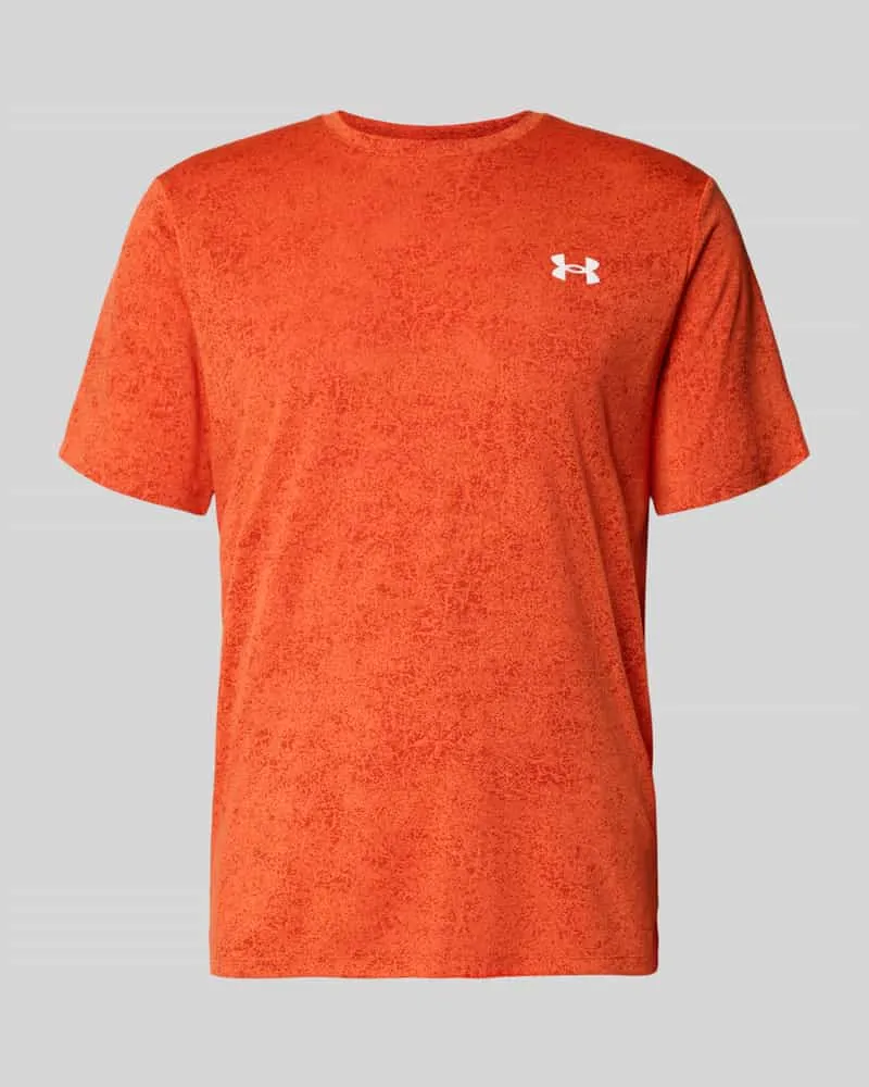 Under Armour T-Shirt mit Label-Print Orange