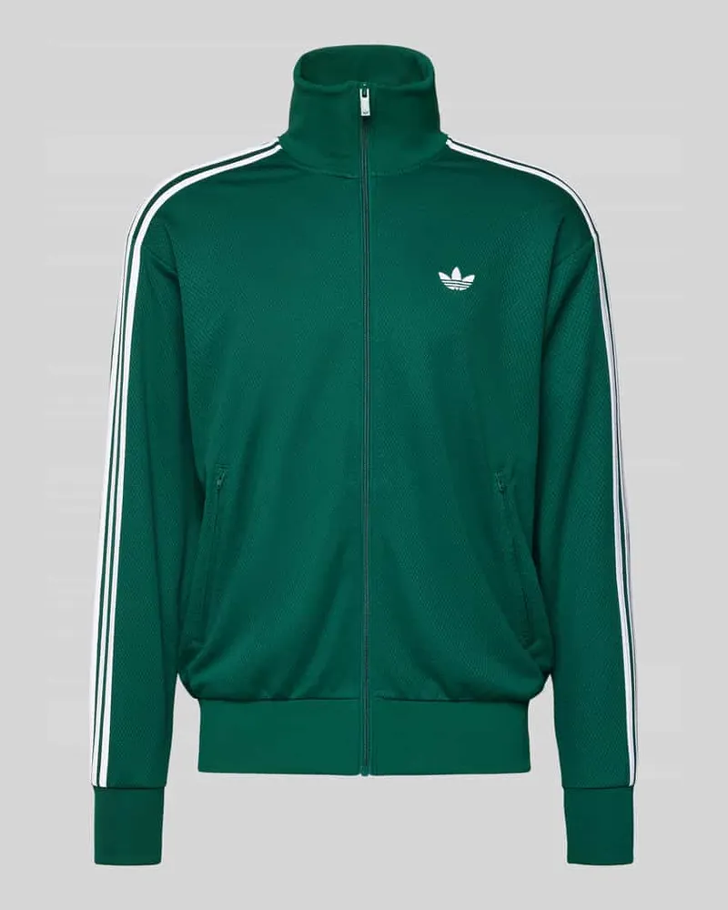 adidas Trainingsjacke mit Stehkragen Gruen