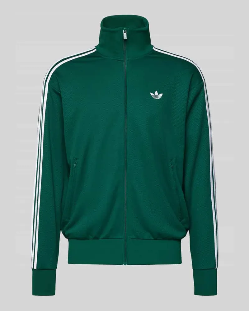 adidas Trainingsjacke mit Stehkragen Gruen