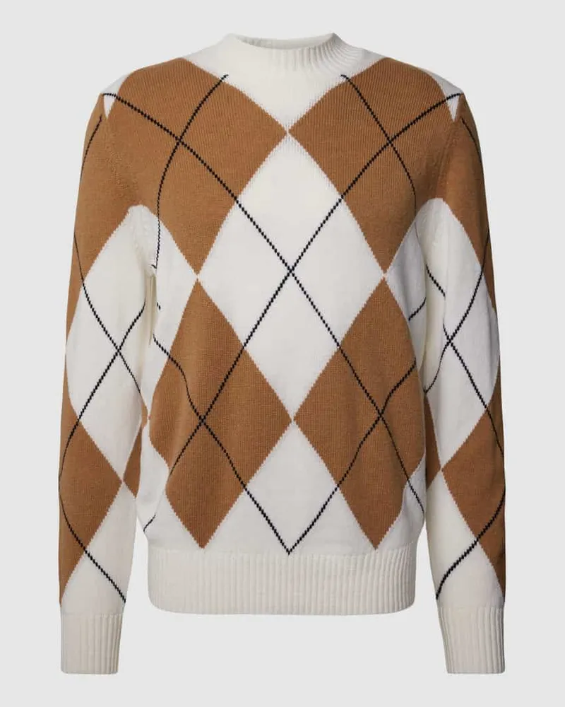 Maerz Strickpullover mit Allover-Muster 