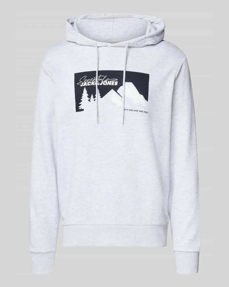 Jack & Jones Hoodie mit Motiv-Print Modell 'SUN 