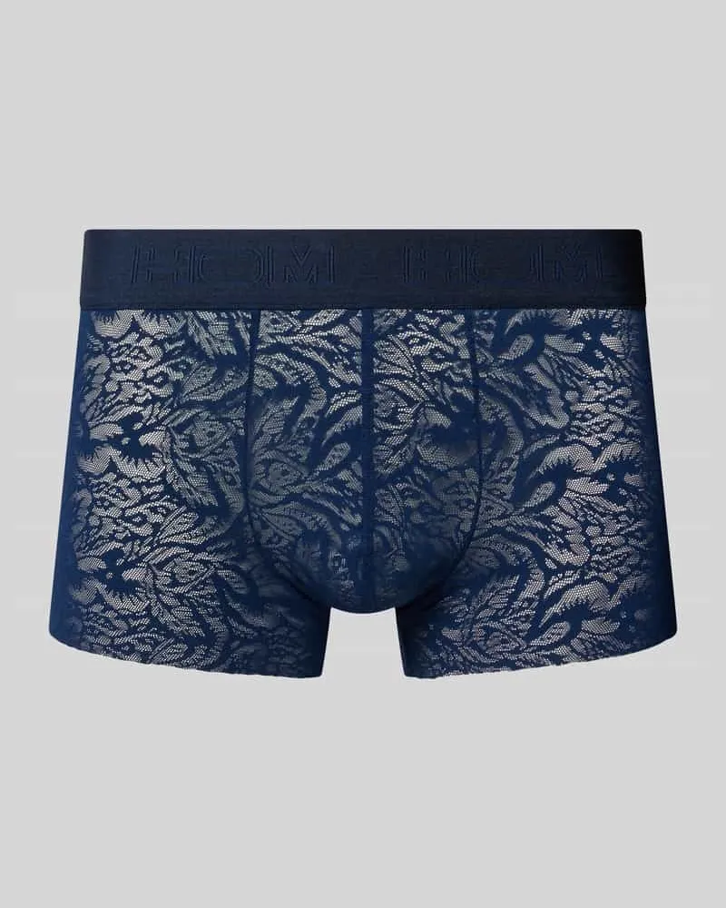 HOM Trunks mit elastischem Logo-Bund Marine