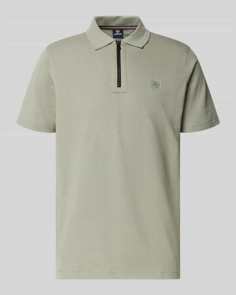 Lerros Regular Fit Poloshirt mit Logo-Detail 