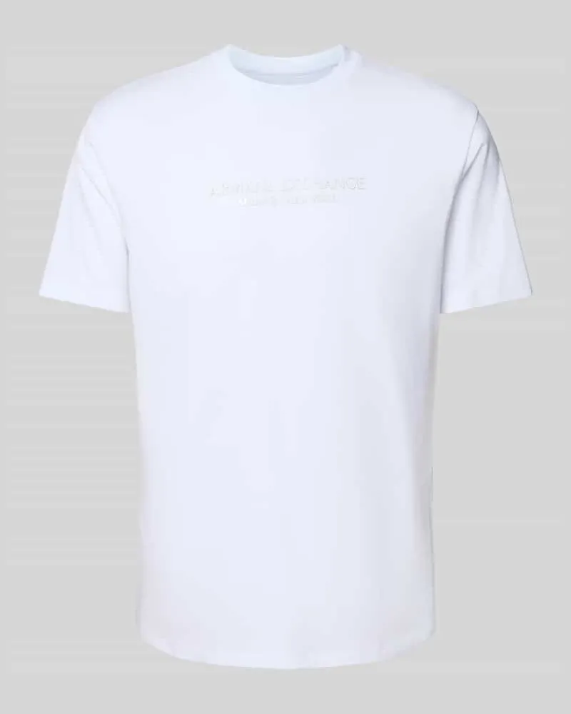 Armani Exchange T-Shirt mit Label-Print 