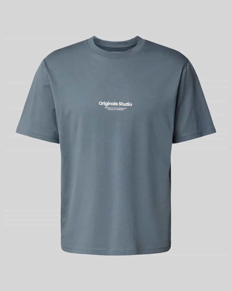Jack & Jones T-Shirt mit Label-Print Modell 'VESTERBRO 