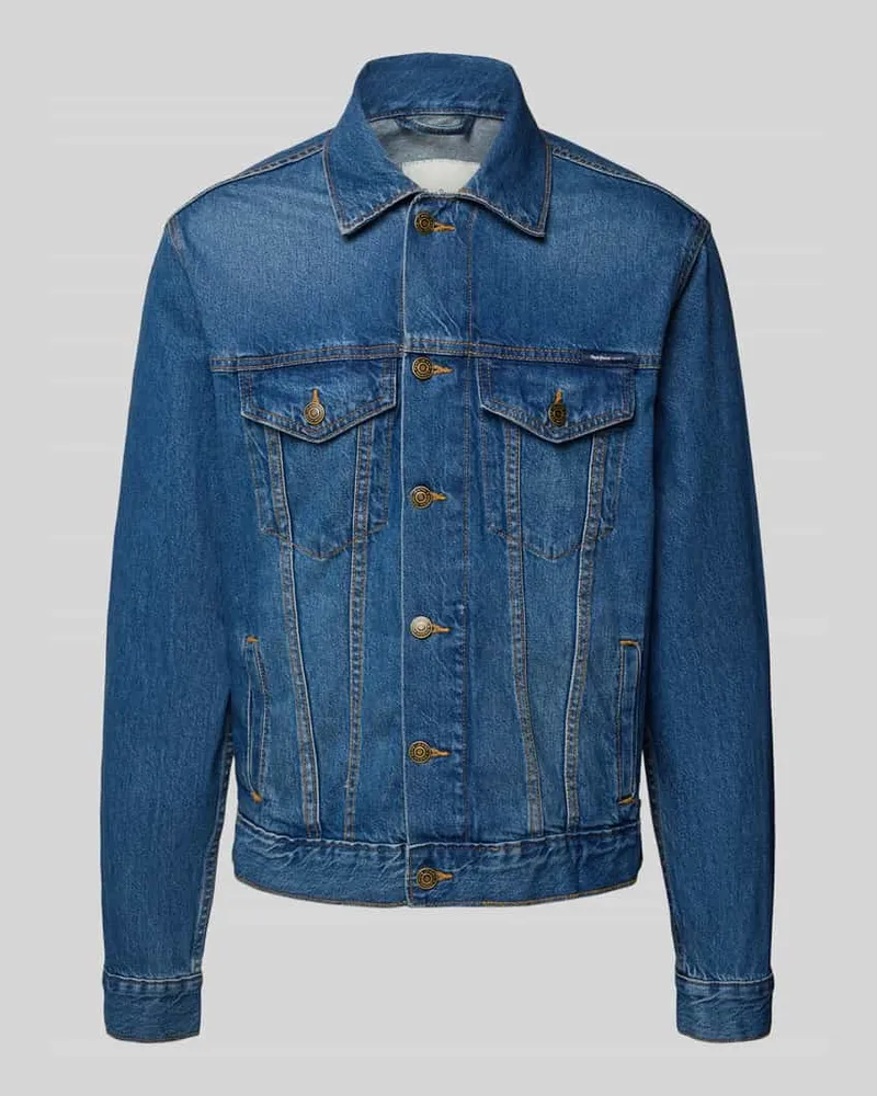 Pepe Jeans Regular Fit Jeansjacke aus reiner Baumwolle 