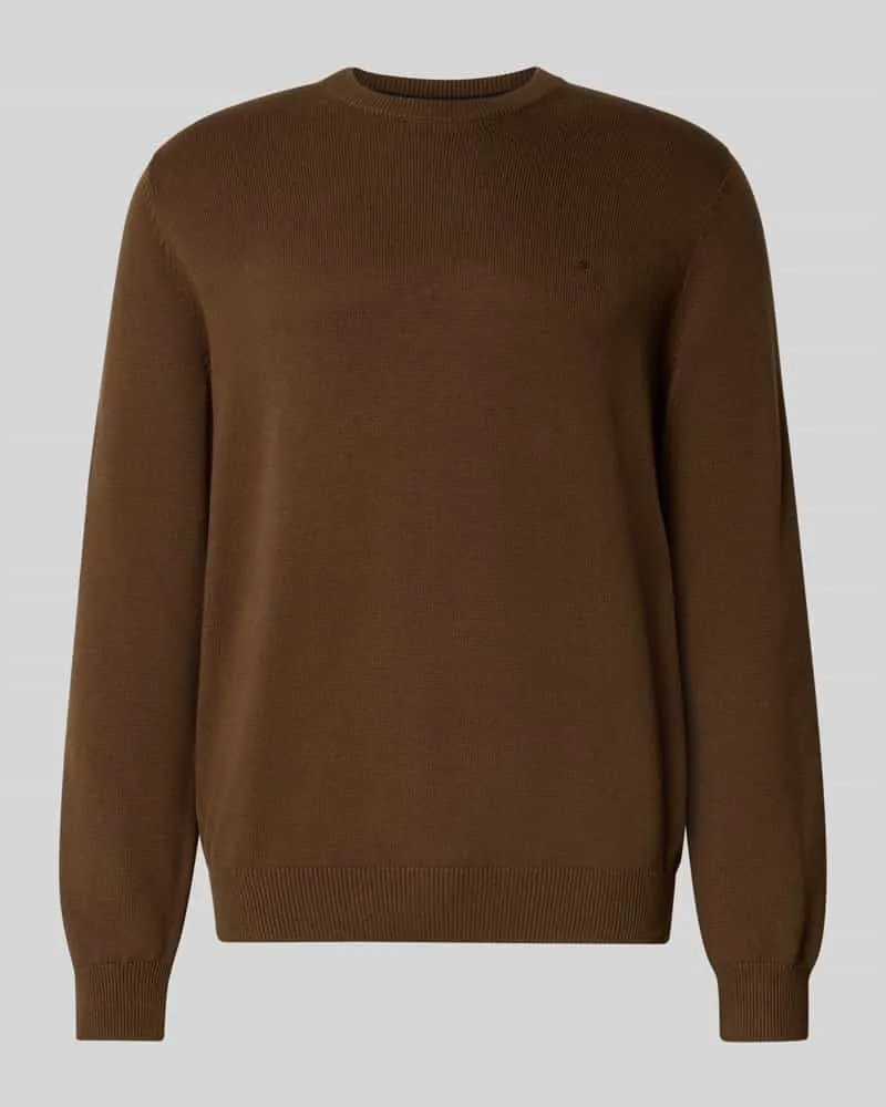 Christian Berg Strickpullover mit gerippten Abschlüssen 