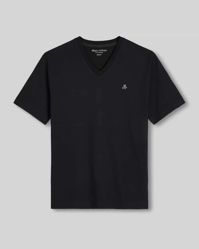 Marc O'Polo Regular Fit T-Shirt aus reiner Baumwolle Marine