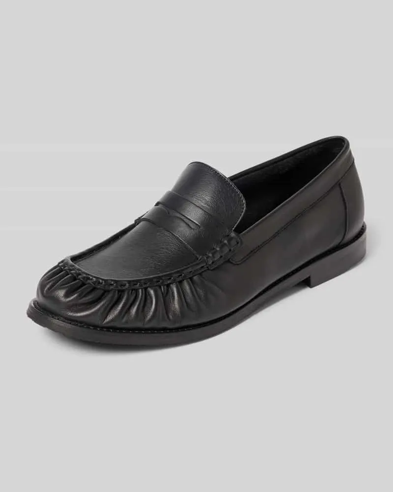 Garment Project Loafers aus Leder Modell 'CHARLIE Black