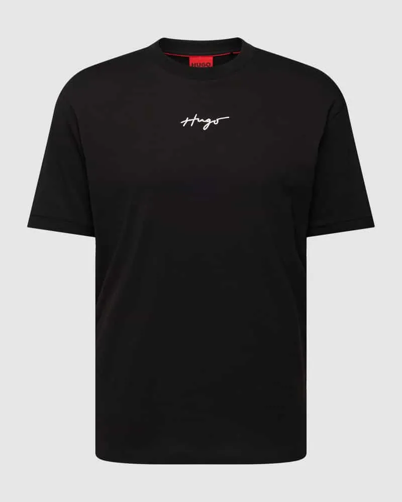 HUGO BOSS T-Shirt mit Rundhalsausschnitt Modell 'Dontevideo Black