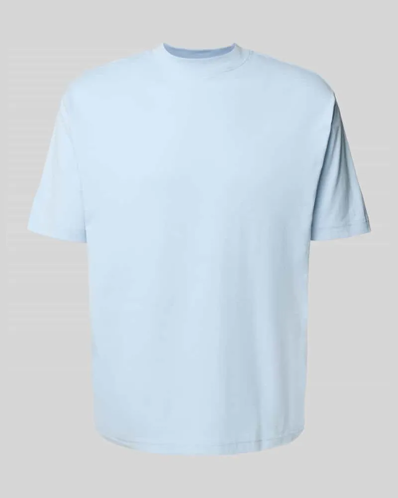 McNeal Loose Fit T-Shirt mit Rundhalsausschnitt Hellblau