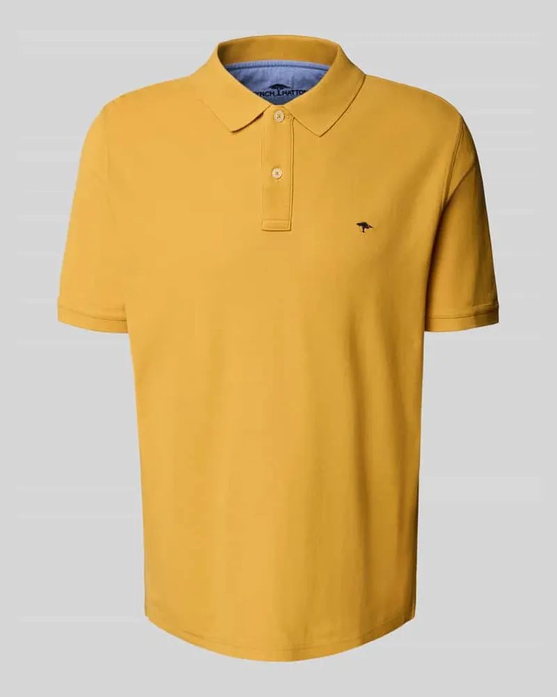 Fynch-Hatton Regular Fit Poloshirt mit Logo-Stitching 