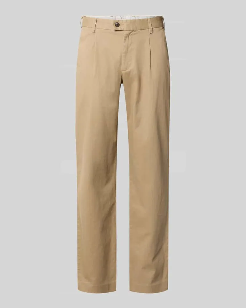 Christian Berg Chino mit Eingrifftaschen Camel