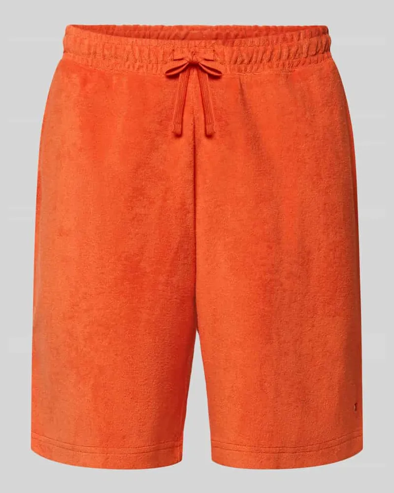 Tommy Hilfiger Loose Fit Sweatshorts aus reiner Baumwolle Modell 'TOWELLING SWEATSHORTS Orange