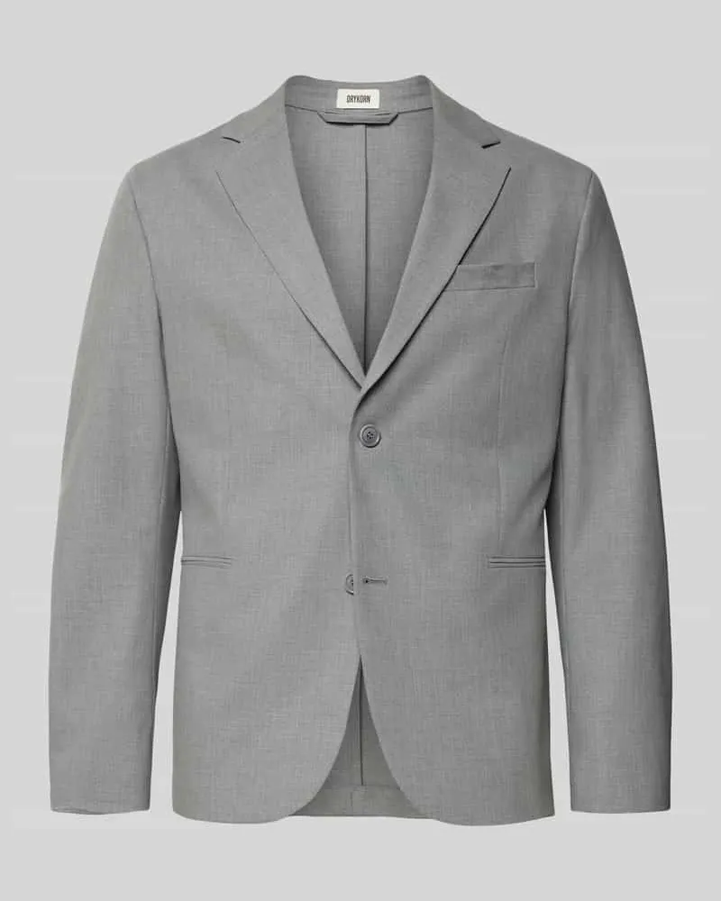 Drykorn Sakko mit Reverskragen und Brustleistentasche Modell 'CATORY Hellgrau
