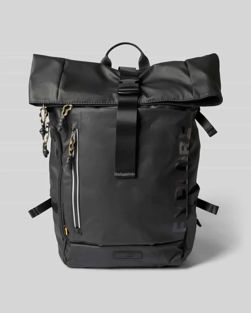 Camel Active Rucksack mit Statement-Print Modell 'EXPLORE Black
