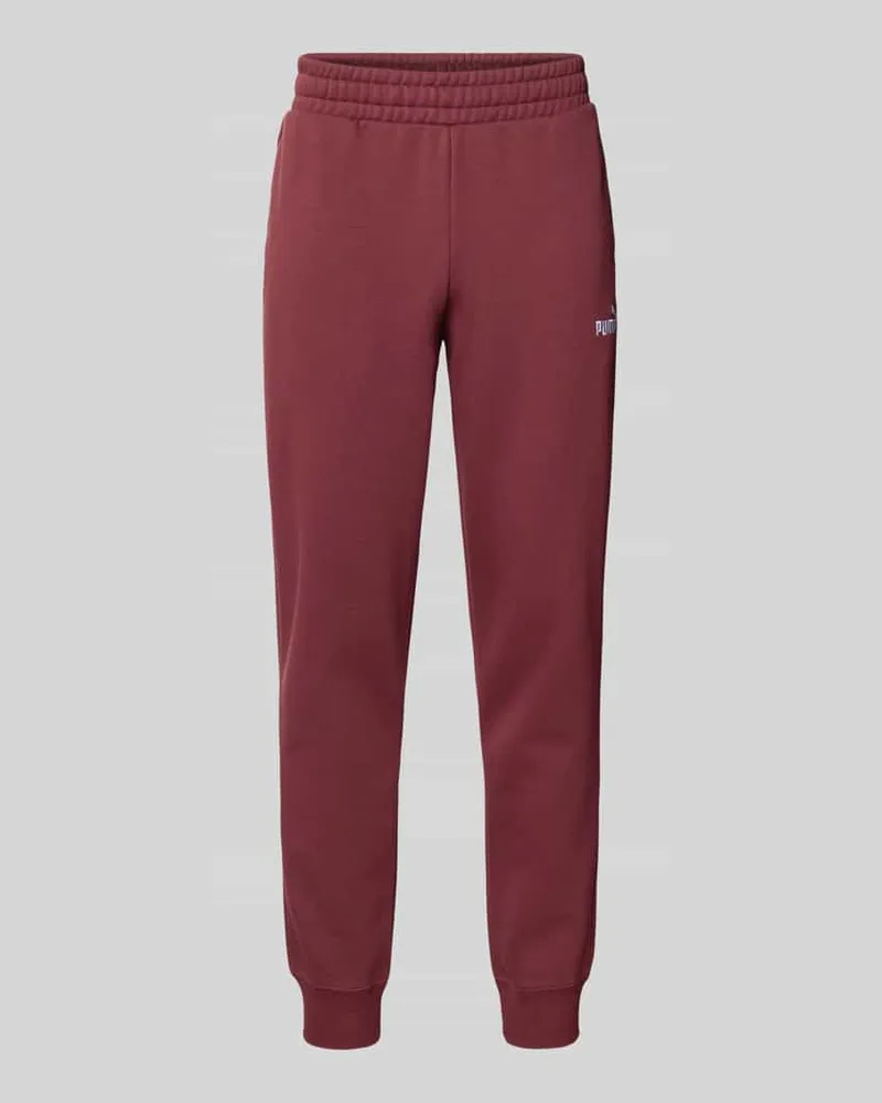 Puma Sweatpants mit Label-Stitching und elastischem Bund 