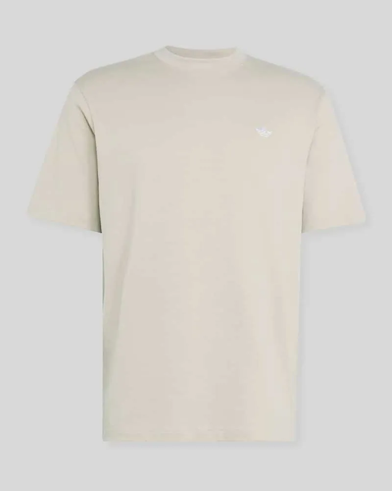 adidas Regular Fit T-Shirt aus reiner Baumwolle Sand