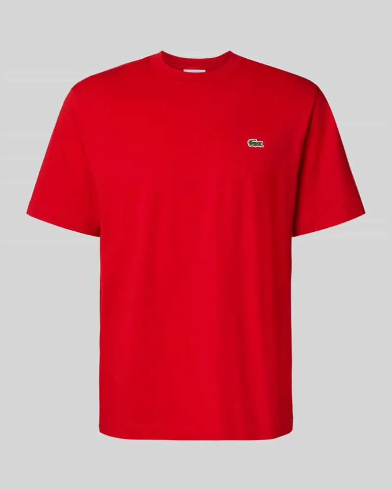 Lacoste Regular Fit Poloshirt aus reiner Baumwolle Rot