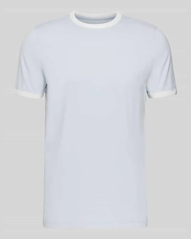 McNeal Slim Fit T-Shirt mit Rundhalsausschnitt Hellblau