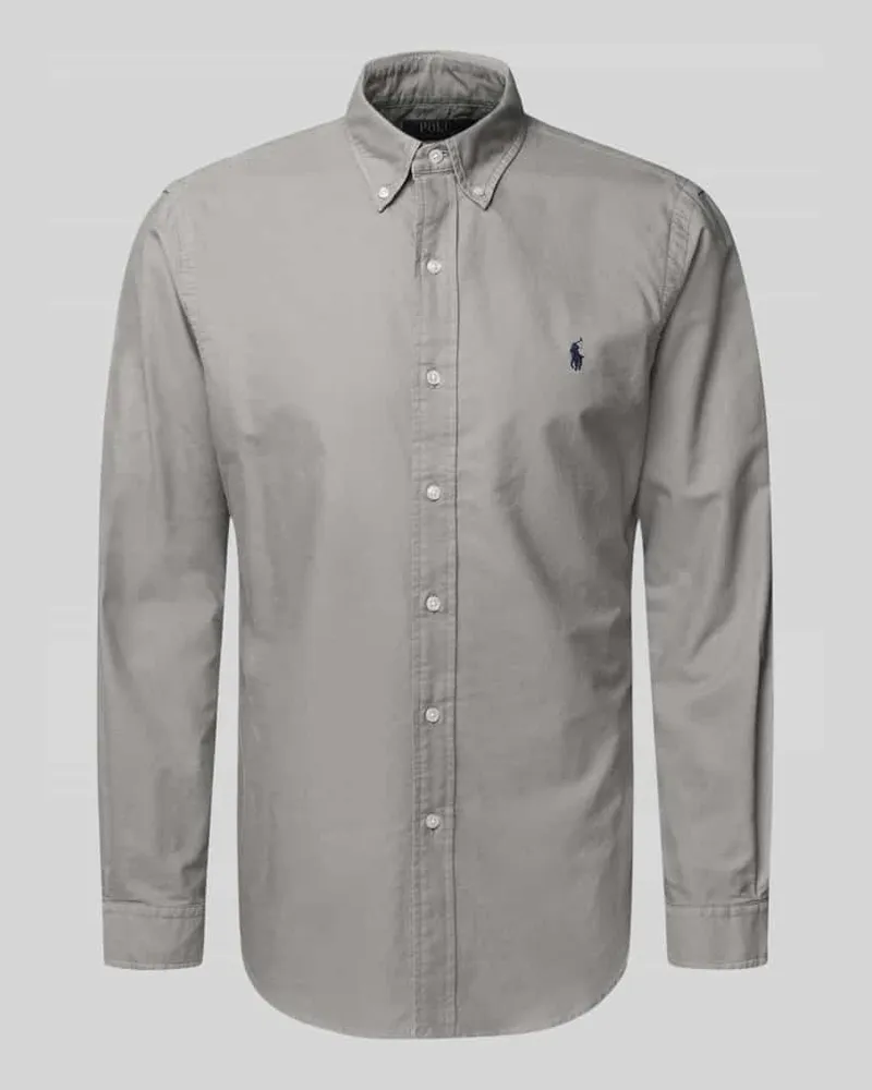 Ralph Lauren Freizeithemd mit Knopfleiste Taupe