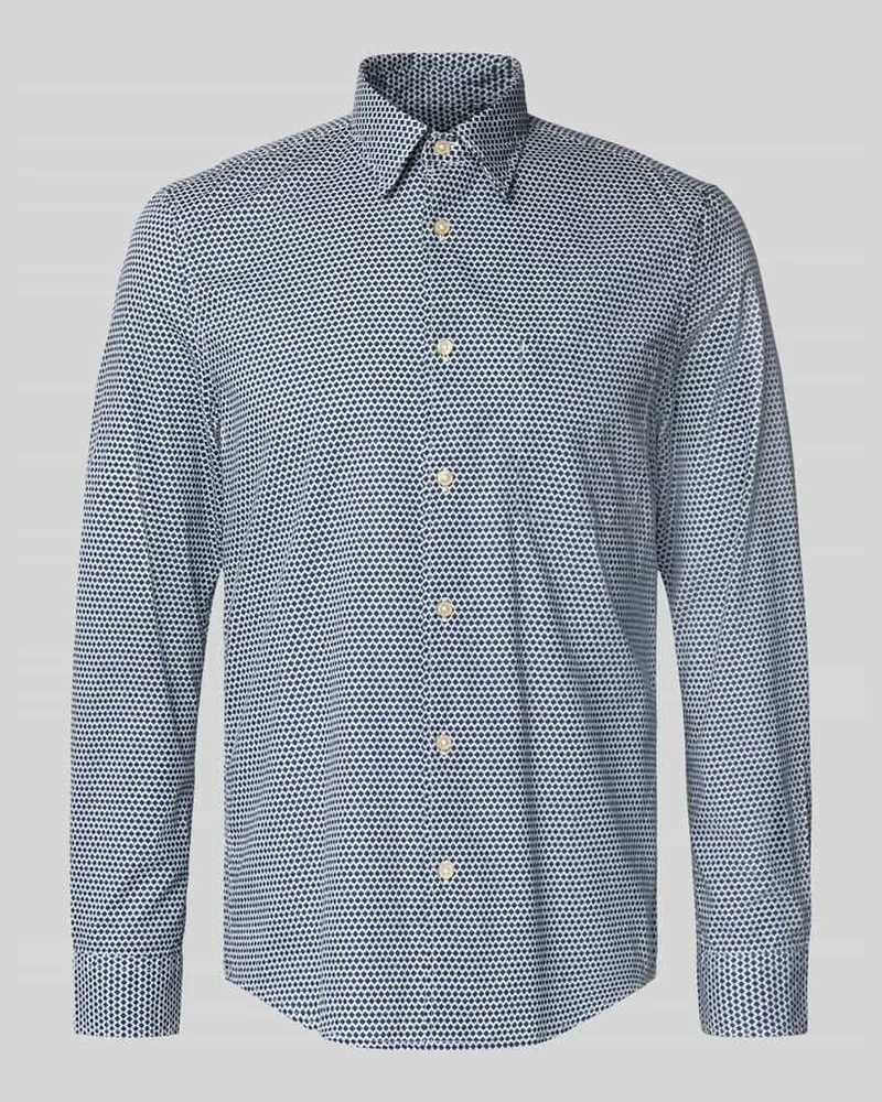 Marc O'Polo Shaped Fit Freizeithemd aus reiner Baumwolle 