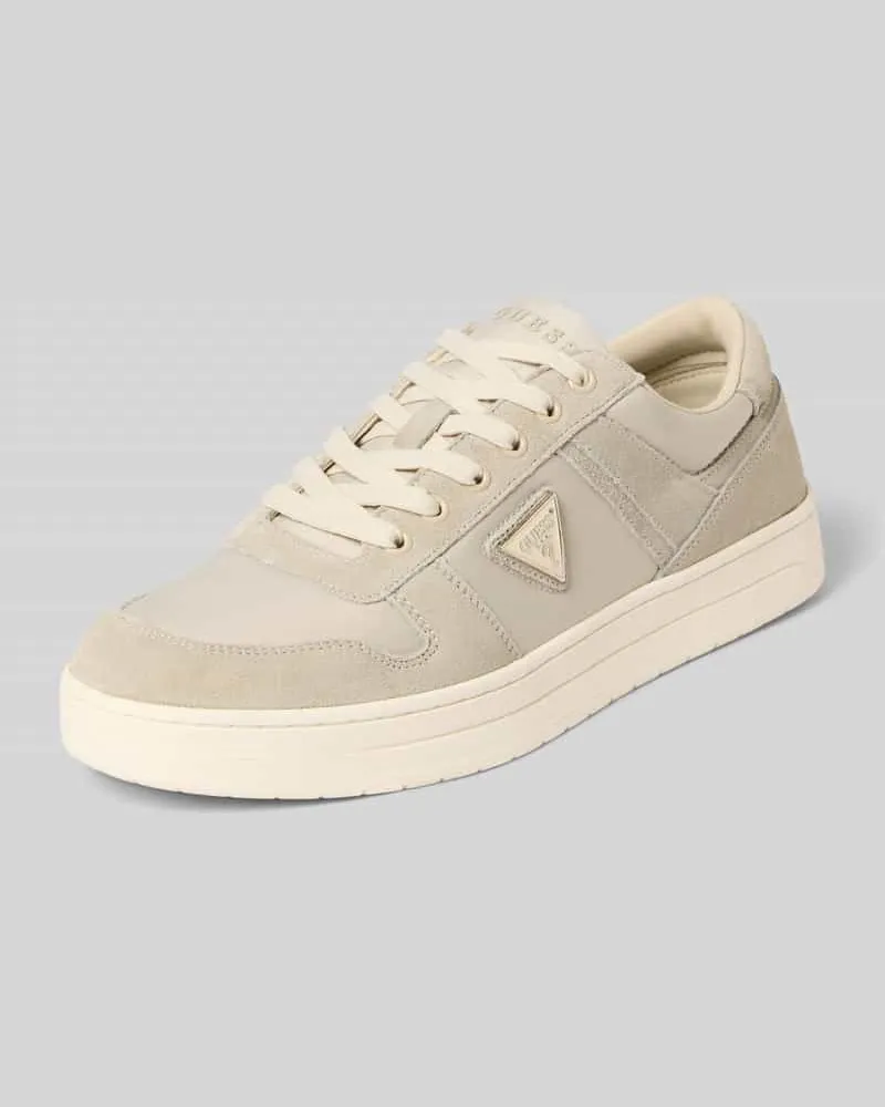 Guess Sneaker mit Label-Details Modell 'UDDENT Beige