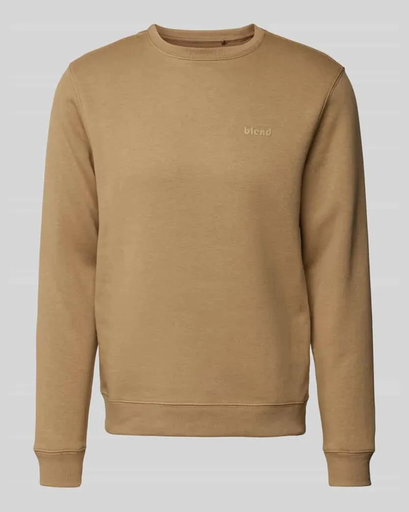 Blend Sweatshirt mit gerippten Abschlüssen Modell 'Downton 