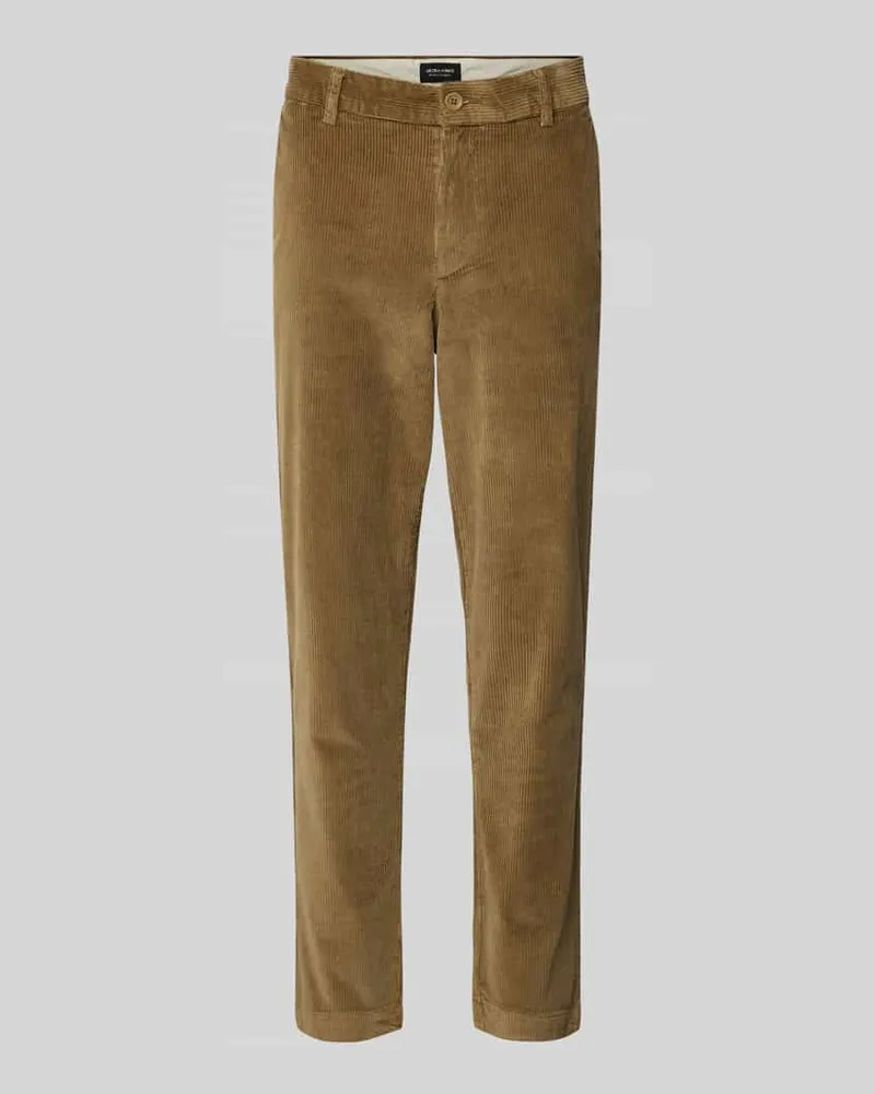 Jack & Jones Tapered Fit Chino aus Cord Beige