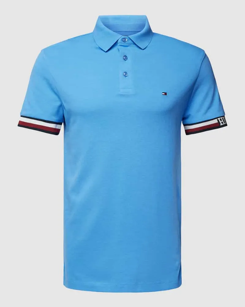 Tommy Hilfiger Poloshirt mit Label-Schriftzug 