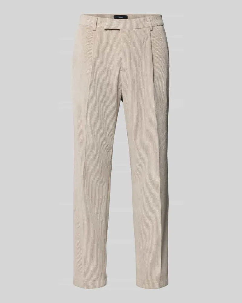 cinque Straight Fit Cordhose aus elastischem Material-Mix Sand