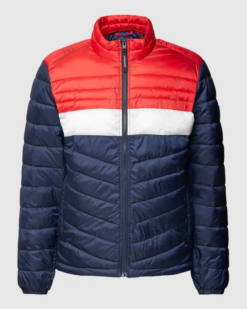 Jack & Jones Steppjacke mit Label-Patch Modell 'HERO Rot