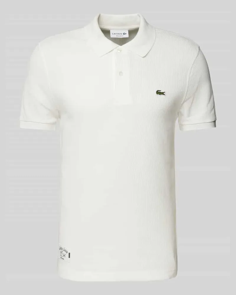 Lacoste Slim Fit Poloshirt mit Label-Patch 