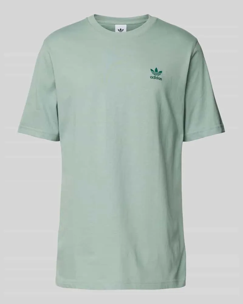 adidas T-Shirt mit Label-Stitching 