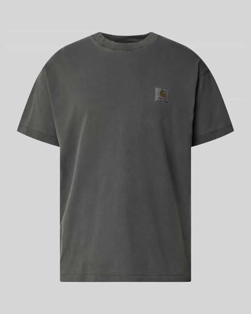 Carhartt WIP T-Shirt mit Label-Detail Modell 'Nelson Black