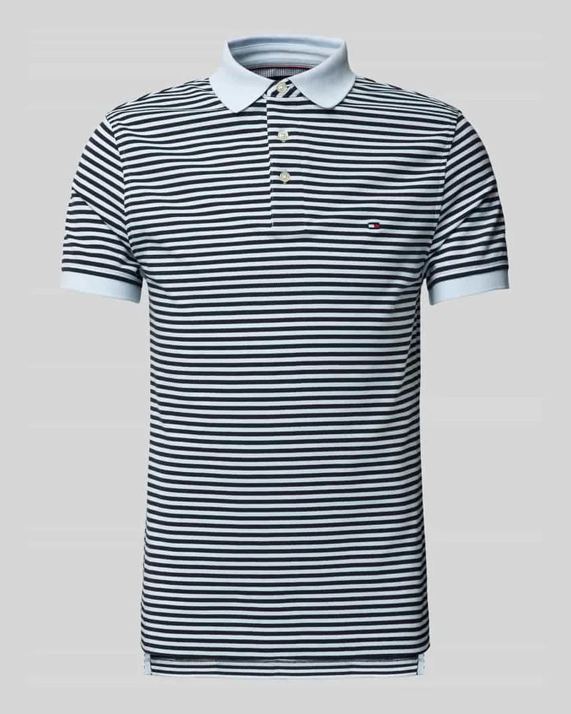 Tommy Hilfiger Slim Fit Poloshirt mit Logo-Stitching Modell '1985 