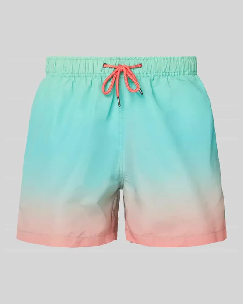 McNeal Relaxed Fit Badeshorts mit Logo-Stitching 