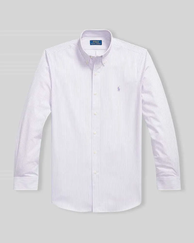 Ralph Lauren Regular Fit Freizeithemd aus Baumwoll-Mix Violett