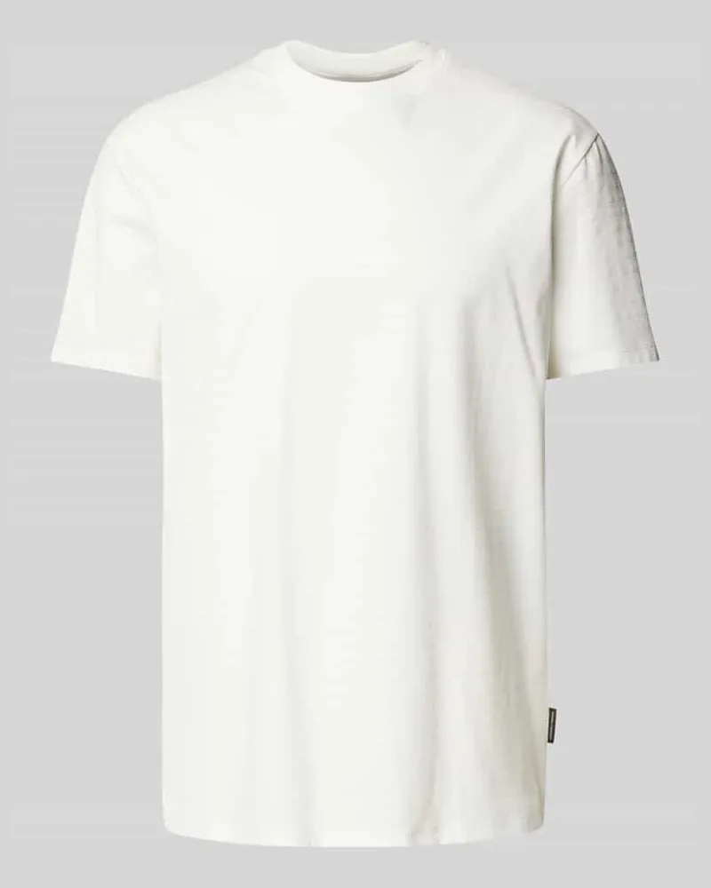 Armani Exchange T-Shirt mit Label-Detail Weiss
