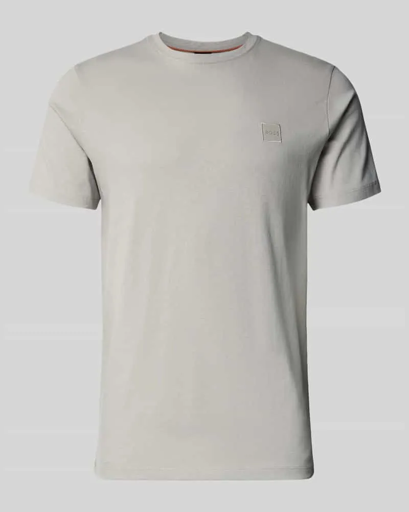 HUGO BOSS Regular Fit T-Shirt aus reiner Baumwolle Modell 'TALES Sand