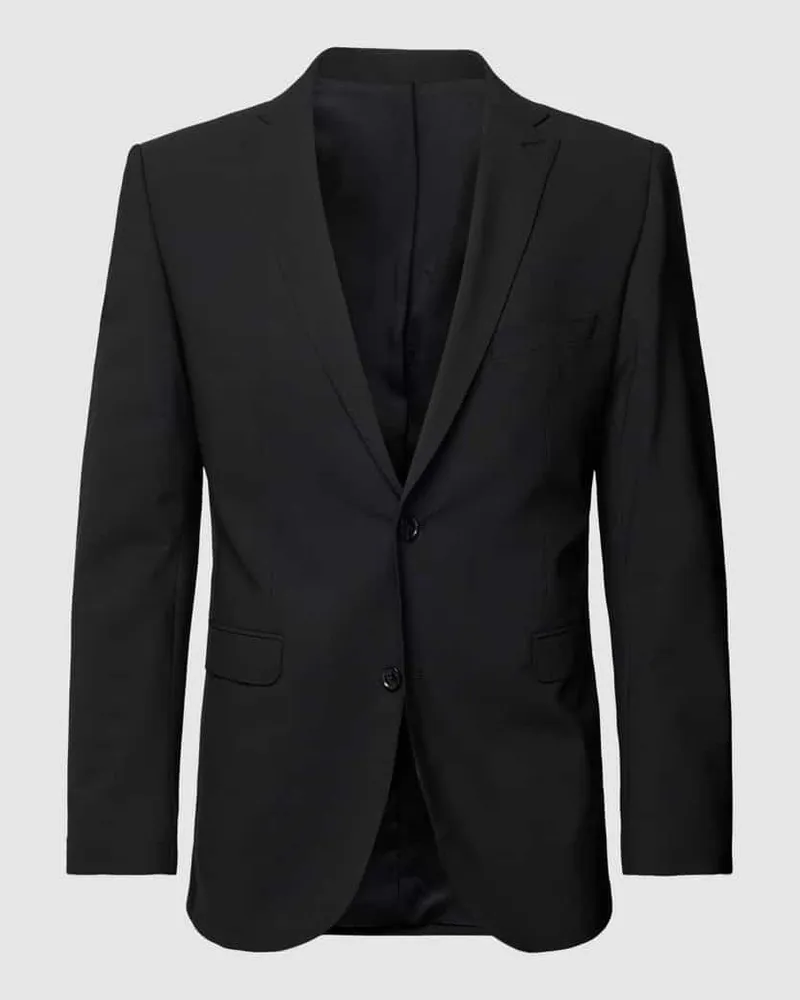 CG 2-Knopf-Sakko mit Brusttasche Modell 'Caden Black