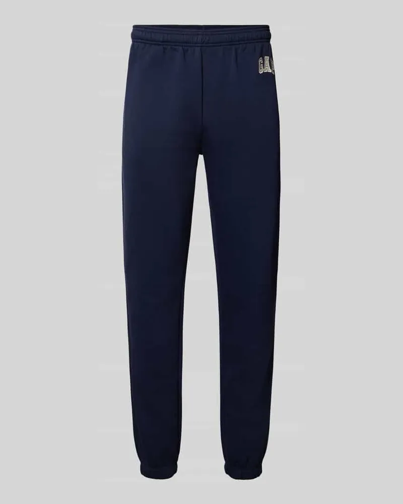 GAP Regular Fit Sweathose mit Logo-Print Marine