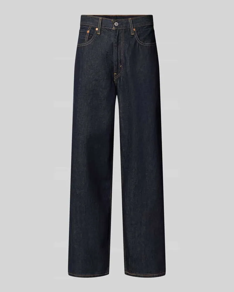 Levi's Wide Leg Baggy Jeans aus reiner Baumwolle Modell 'EXTRA BAGGY Dunkelblau
