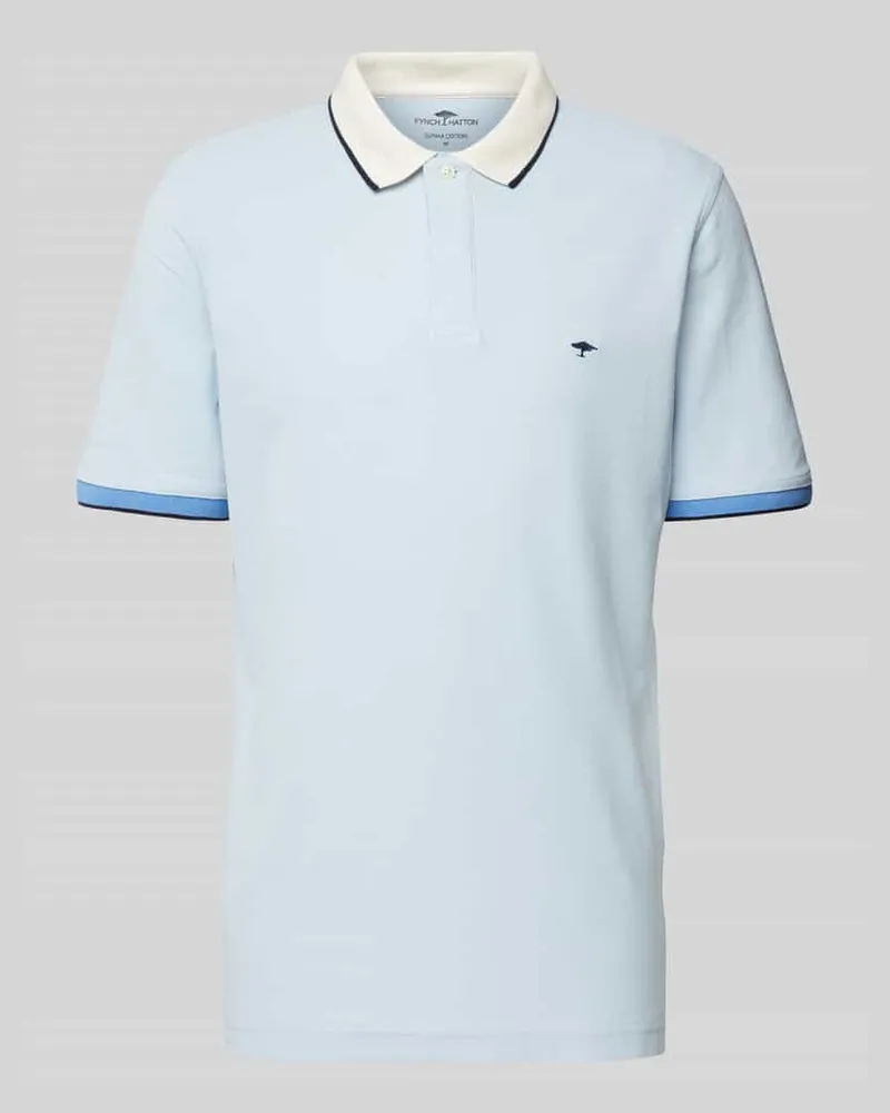 Fynch-Hatton Regular Fit Poloshirt mit Kontrastbesatz 