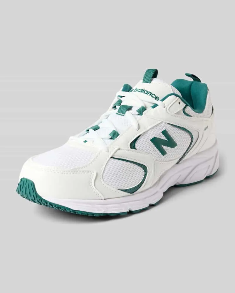 New Balance Sneaker mit Kontrastbesatz Weiss